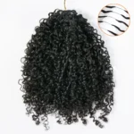 Curly Human Crochet Hair