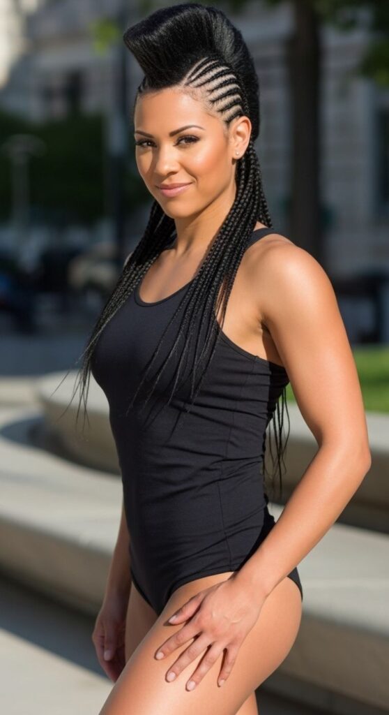Mohawk Cornrows