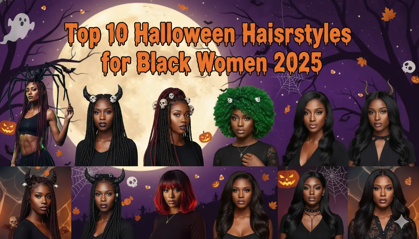 Top 10 Halloween Hairstyles for Black Women 2025