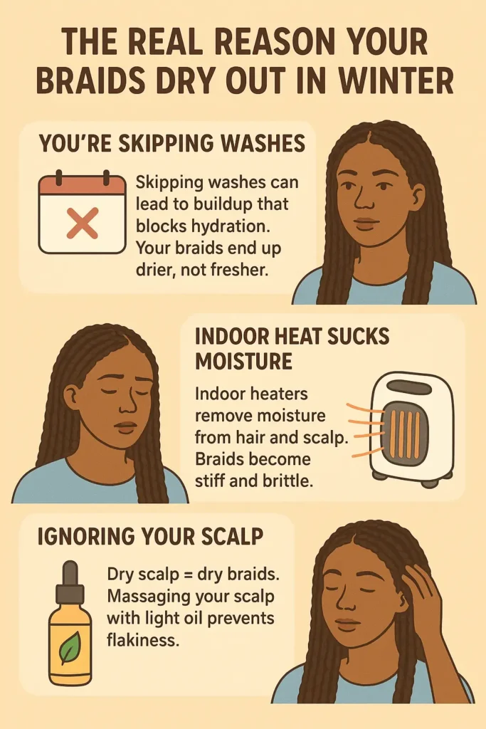 The Real Reason Your Braids Dry Out in Winter