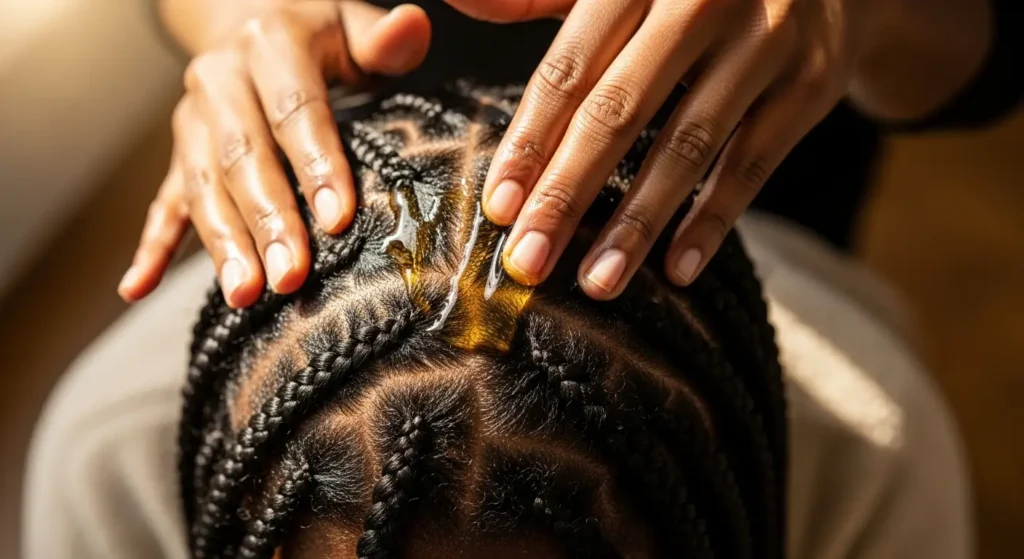 Warm Oil Scalp Massage