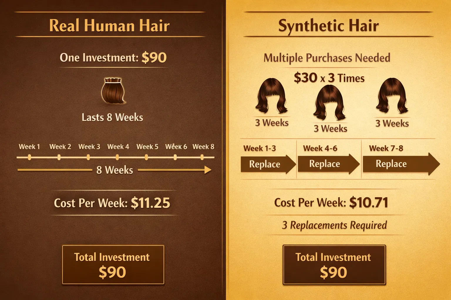Why Real Hair is Actually Cheaper