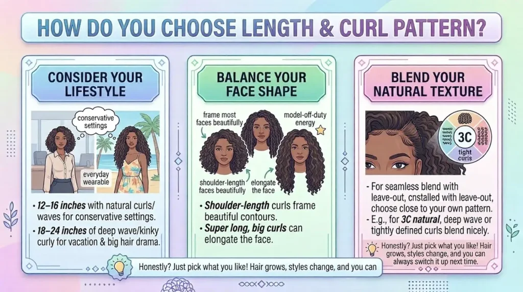 How Do You Choose Length and Curl Pattern?