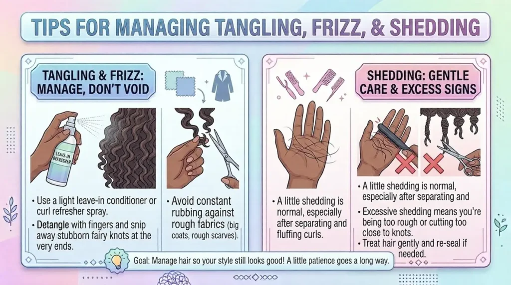 What About Tangling, Frizz, and Shedding?