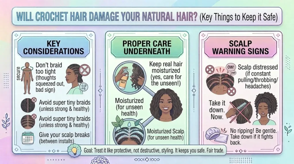 Will Crochet Hair Damage Your Natural Hair?