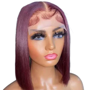burgundy bob wig aiza beauty
